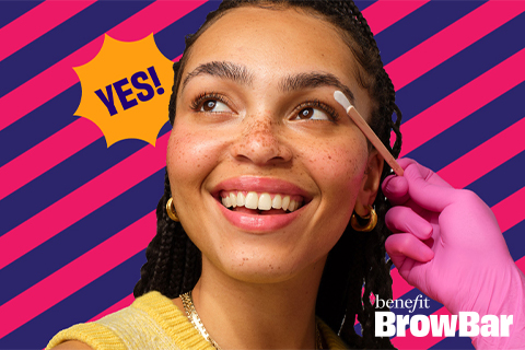 Complimentary Benefit Brow Bar Service